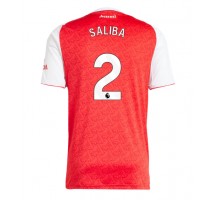 Arsenal William Saliba #2 Koszulka Podstawowa 2025-26 Krótki Rękaw